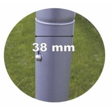 Fussballtor 300×205×120cm.38mm.silber Fussballtor 300×205×120cm.38mm.silber