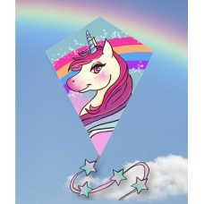 Drachen Diamant Einhornr 1 Z. 65x55cm.