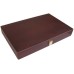Backgammon Holz braun 35x23 cm.m.Steinef.
