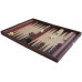 Backgammon Holz braun 35x23 cm.m.Steinef.