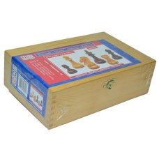 Schachfig.Reign Knight natur/br.LL/V96mm