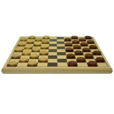 Schach-Dame-Set Holz bedruckt 29x29 cm Schach-Dame-Set Holz bedruckt 29x29 cm