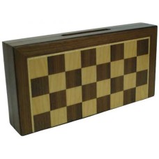 Schach-Kass Magn. Nussbaum 23x23x2 cm. Schach-Kass Magn. Nussbaum 23x23x2 cm.