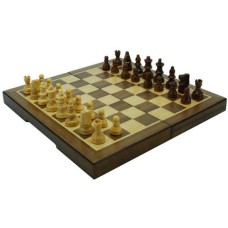 Schach-Kass Magn. Nussbaum 23x23x2 cm. Schach-Kass Magn. Nussbaum 23x23x2 cm.