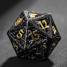 Würfelset Metall Schwarz/Gold
* Lieferzeit unbekannt *