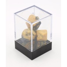 Würfel Schwarz/Gelb 7 set Brick