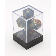 Würfel Stardust Blauw/Amber 7set