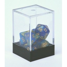 Würfel Stardust Goud/Blauw 7set