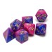 Würfel lila/blau 7 Beutel