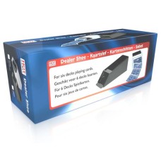 Black-Jack-Kartenschlitten Schwarz Kunststoff