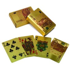 Spielkarten 500 Euro Gold - 100 % Kunststoff
* Lieferzeit unbekannt * Spielkarten 500 Euro Gold - 100 % Kunststoff
* Lieferzeit unbekannt *