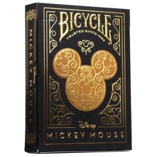 Pokerkarten Bicycle- Mickey Black/Gold