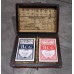 Kiste China mit 2 Poker-Spielkarten-Sets