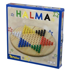 Sternhalma Spiel rund Holz natur 29 cm Sternhalma Spiel rund Holz natur 29 cm