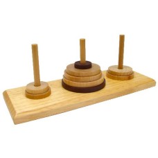 Turm von Hanoii Holz natur/br.9 Ringe HOT
* Lieferzeit unbekannt * Turm von Hanoii Holz natur/br.9 Ringe HOT
* Lieferzeit unbekannt *