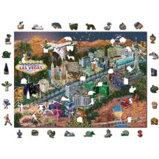 Wooden puzzle Welcome to Las Vegas 1010 Wooden puzzle Welcome to Las Vegas 1010
