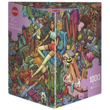 Puzzle Homely Housemates 1000 Dreieck