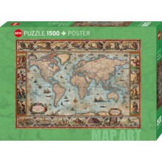 Puz Willem Blaeu World 1500 Heye NEW Puz Willem Blaeu World 1500 Heye NEW