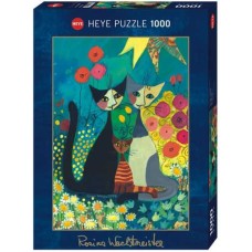Puzzle Flowerbed.Wacht.1000 Heye 29616