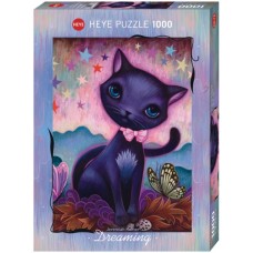 Puzzle Black Kitty,Dream.1000 Heye 29687