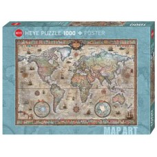 Puzzle Retro World 1000 T.Heye 29871