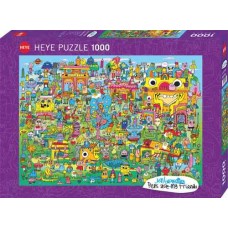 Puzzle Doodle Village 1000 Heye 29936 Puzzle Doodle Village 1000 Heye 29936