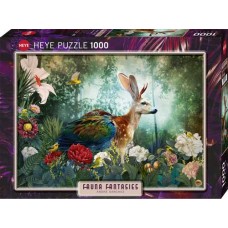 Puzzle Jackalope, Fauna Fantasies, Heye 1000