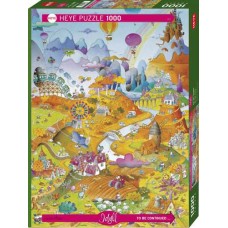 Puzzle By the Field,Mordillo 1000 Heye