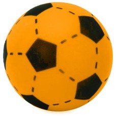 Fussball Schaumgummi orange/schwarz 20cm Fussball Schaumgummi orange/schwarz 20cm
