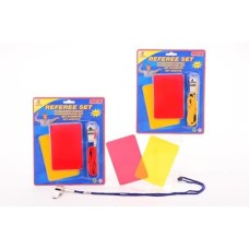 Schiedsrichter-Spiel-Set, mit Trillerpfeife