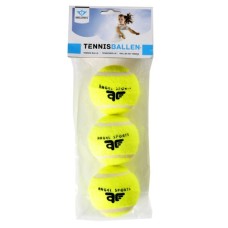 Tennisbälle gelb 3 Stück in Polybeut.Angel