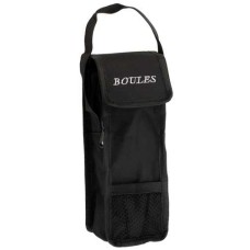 Boules Tasche für 3 Bälle schwarz Kunststoff