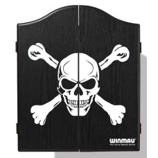 Dartschrank Skull schwarz Winmau