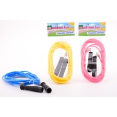 Springseil 5 Meter Swing Plastik Neonfarben sort. Springseil 5 Meter Swing Plastik Neonfarben sort.