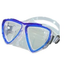 Tauchmaske KID Blauw Tr.Silicone Shallow