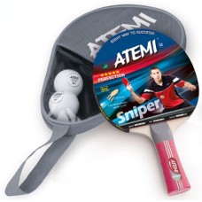 T.T.SET Atemi Sniper 1 bat m.2x 3 Sterne Bälle