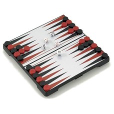 Vinyl backgammon Koffer