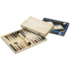 Backgammon 1111 Holz nat.Druck,33x21cm