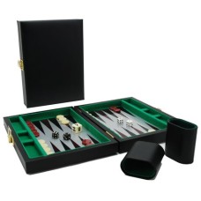 Backgammon magnet.schwarz 23x17cm.