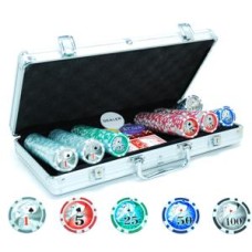 Poker Koffer 300 Laser Chips 11 gram.PHILOS