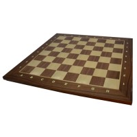 Schachbrett Nussbaum eingelegt 50mm.45 cm.C+L Schachbrett Nussbaum eingelegt 50mm.45 cm.C+L