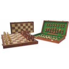 Schach-Kassette Holz faltbar Intarsien 40 cm. Schach-Kassette Holz faltbar Intarsien 40 cm.