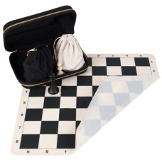 Turnierschachset Silikon KH93 mm, Tasche