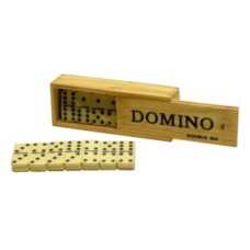 Domino dopp.6 dünn weiss+Zapf Kiste natur