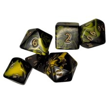 Würfelset mit 7 Stück Gelb/Schwarz Oblivion Jumbo
* Erwartet KW 30 * Würfelset mit 7 Stück Gelb/Schwarz Oblivion Jumbo
* Erwartet KW 30 *