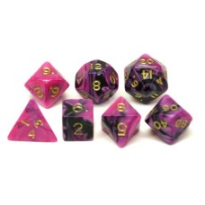 Würfel Jumbo lila/schwartz 7 Beutel Würfel Jumbo lila/schwartz 7 Beutel