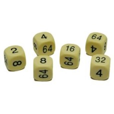 Dopplerwürfel f.Backgammon Urea 16mm.VE.6