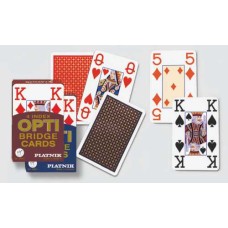 Spielkarten OPTI Bridge Großer Index VE 12
* Lieferzeit unbekannt * Spielkarten OPTI Bridge Großer Index VE 12
* Lieferzeit unbekannt *