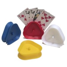 Spielkartenhalter Dreieck mit Klemmfeder