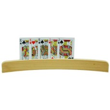Kartenhalter 35cm.Holz natur gebog. VE 4